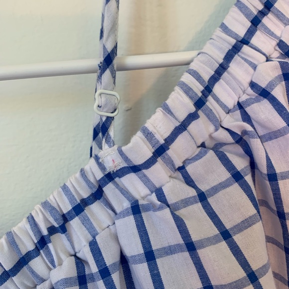 Flying Tomato Off Shoulder Gingham Sun Dress Flaw - Picture 9 of 9